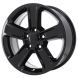 Jeep Wrangler Wheel Rim Gloss Black 9221 Stock Factory OEM Replacement