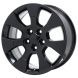 Jeep Wrangler Wheel Rim Gloss Black 9222 Stock Factory OEM Replacement