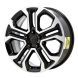 Jeep Compass Wheel Rim Machined Black 9274 Stock Factory OEM Replacement