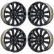 Jeep Grand Wagoneer Exchange Wheels Set of 4-Exchange Rims Set of 4 Gloss Black 9280