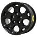 Jeep Wrangler Wheel Rim Satin Black 9282 Stock Factory OEM Replacement