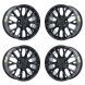 Jeep Grand Cherokee Exchange Wheels Set of 4-Exchange Rims Set of 4 Gloss Black 9288