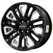 GMC SIERRA 1500 Wheel Rim Gloss Black ALY95486 Stock Factory OEM Replacement