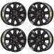 GMC Sierra 1500 Exchange Wheels Set of 4-Exchange Rims Set of 4 Gloss Black ALY95718