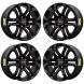 GMC Canyon Exchange Wheels Set of 4-Exchange Rims Set of 4 Satin Black ALY95780