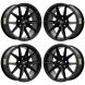 Ford Mustang Exchange Wheels Set of 4-Exchange Rims Set of 4 Satin Black ALY95839 (F)