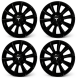 Tesla Model 3 Exchange Wheels Set of 4-Exchange Rims Set of 4 Gloss Black ALY96231