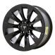 Tesla Model S Wheel Rim Gloss Black 96921 Stock Factory OEM Replacement