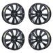 Tesla Model S Exchange Wheels Set of 4-Exchange Rims Set of 4 Gloss Black 97107