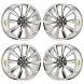 Tesla Model X Wheel Rim PVD Bright Chrome ALY97771 (F) Stock Factory OEM Replacement