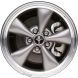 Ford Mustang Wheel Rim Machined Lip Black 3589 Stock Factory OEM Replacement