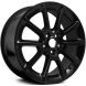 Ford Mustang Wheel Rim Gloss Black 3810 Stock Factory OEM Replacement