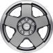 Jeep Commander Wheel Rim Machined Lip Grey 9096 Stock Factory OEM Replacement
