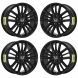 Honda Accord Exchange Wheels Set of 4-Exchange Rims Set of 4 Gloss Black ALYHC027