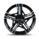 Audi R8 Wheel Rim Machined Black AUDIR8-20X11 (R) Stock Factory OEM Replacement