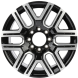 Chevrolet Silverado 1500 EV Wheel Rim Machined Black ALYGV111 Stock Factory OEM Replacement