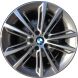 BMW 528i Wheel Rim Machined Grey 71584 (F) Stock Factory OEM Replacement