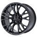 Chevrolet Corvette Wheel Rim PVD Black Chrome 5740 (R) Stock Factory OEM Replacement