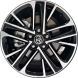Toyota Camry Wheel Rim Machined Black ALYTX041 Stock Factory OEM Replacement