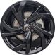 Volkswagen Jetta Wheel Rim Gloss Black 69650 Stock Factory OEM Replacement