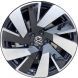 Volkswagen Atlas Wheel Rim Machined Black ALYWB085 Stock Factory OEM Replacement