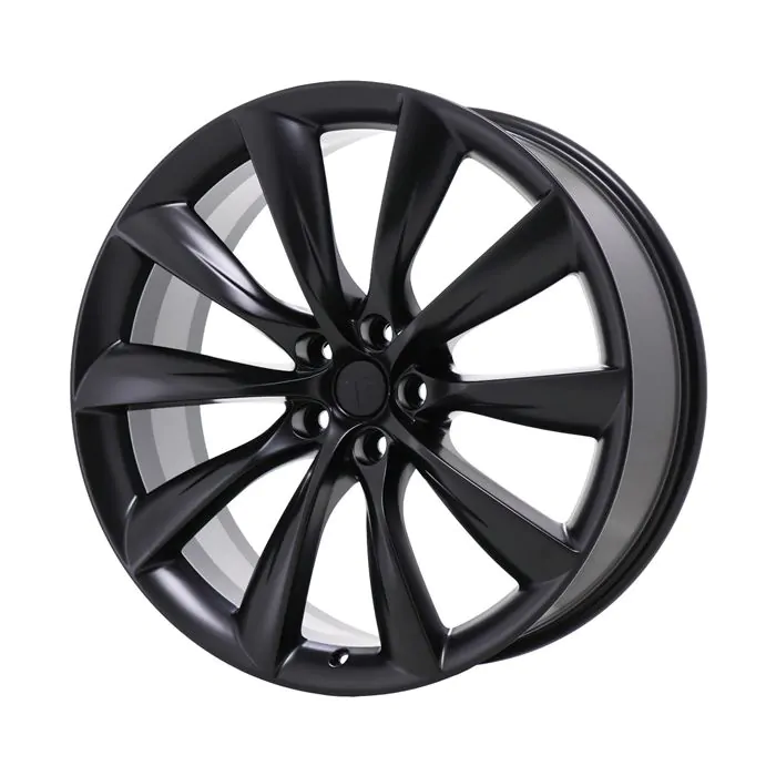 TESLA MODEL X wheels rims wheel rim stock genuine factory oem used replacement ALY97845 SATIN BLACK HOL.ALY97845 BBB SATIN A R