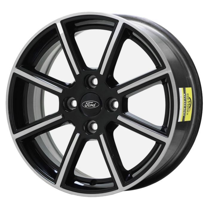 Ford Fiesta Wheel Rim Machined Black 10008 Stock Factory OEM Replacement