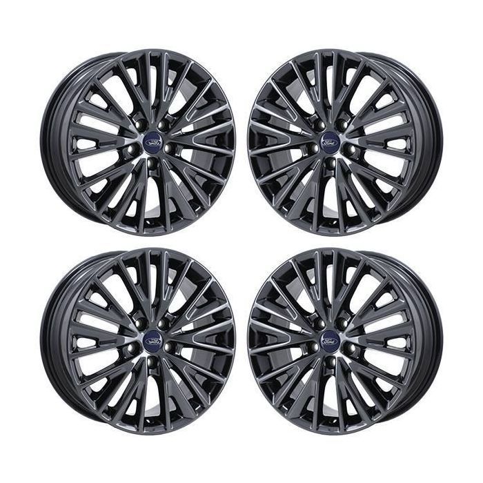 Ford Focus Wheel Rim PVD Black Chrome 10013 Stock Factory OEM Replacement