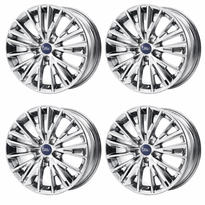 Ford Focus Wheel Rim PVD Bright Chrome 10013 Stock Factory OEM Replacement