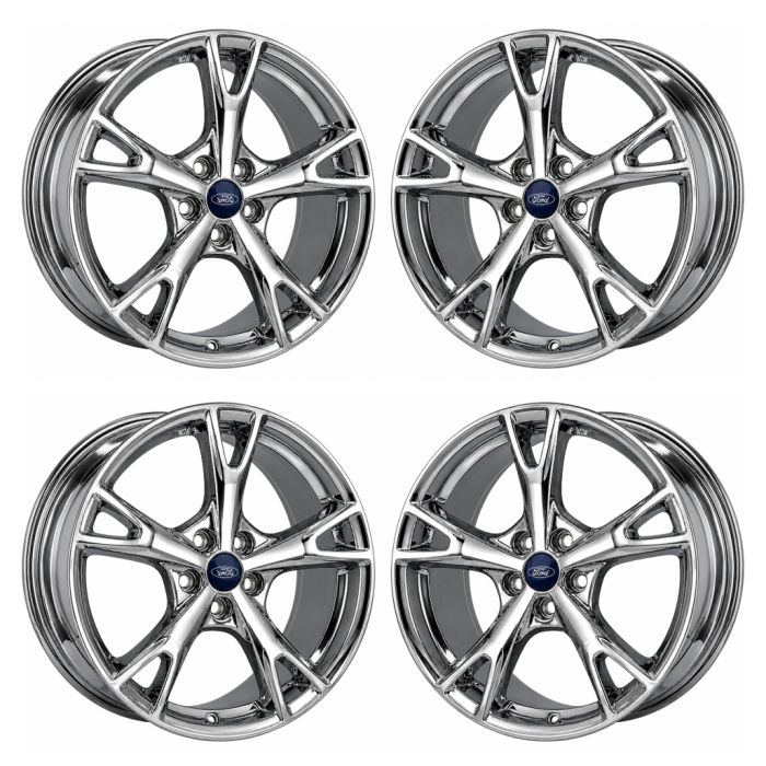 Ford Focus Wheel Rim PVD Bright Chrome 10014 Stock Factory OEM Replacement