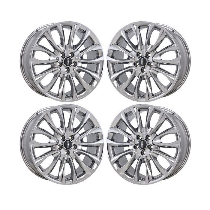 Lincoln MKC Wheel Rim PVD Bright Chrome 10019 Stock Factory OEM Replacement