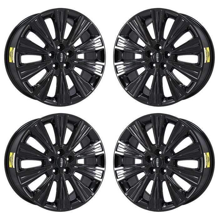 Lincoln MKZ Wheel Rim PVD Black Chrome 10023 Stock Factory OEM Replacement