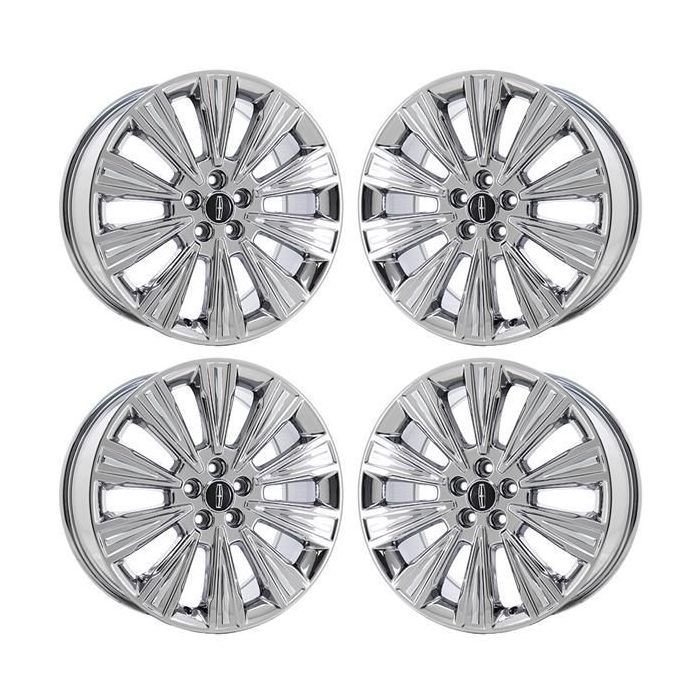 Lincoln MKZ Wheel Rim PVD Bright Chrome 10023 Stock Factory OEM Replacement