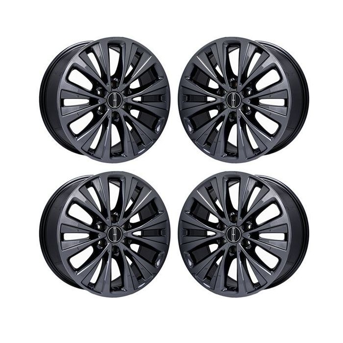 Lincoln Navigator Wheel Rim PVD Black Chrome 10025 Stock Factory OEM Replacement