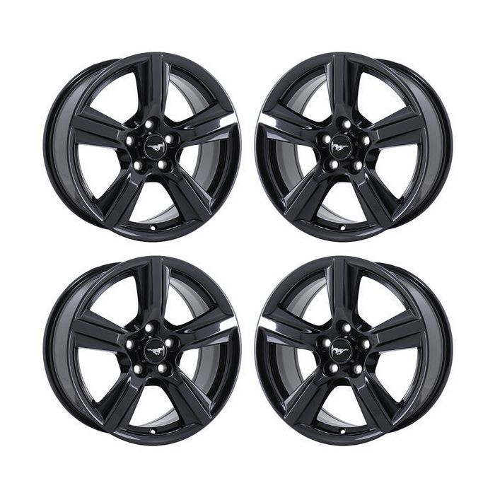 Ford Mustang Wheel Rim PVD Black Chrome 10027 Stock Factory OEM Replacement