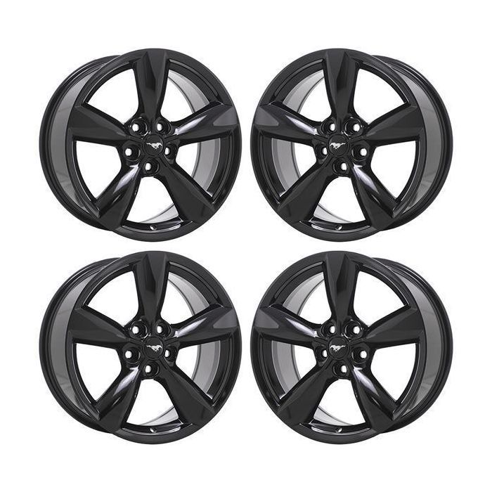 Ford Mustang Exchange Wheels Set of 4-Exchange Rims Set of 4 Gloss Black 10029