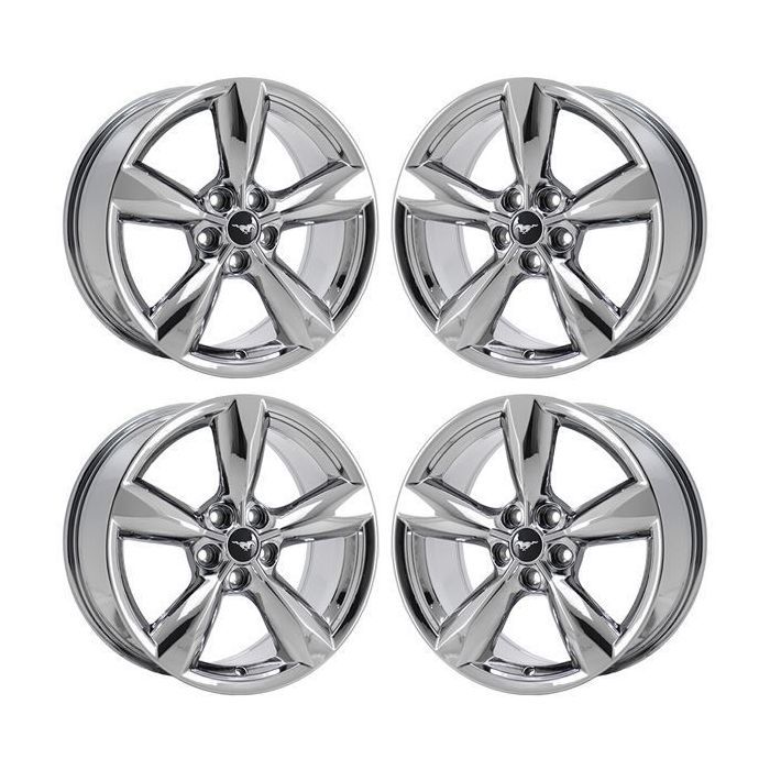 Ford Mustang Wheel Rim PVD Bright Chrome 10029 Stock Factory OEM Replacement