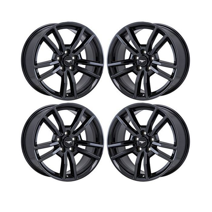 Ford Mustang Wheel Rim PVD Black Chrome 10030 Stock Factory OEM Replacement