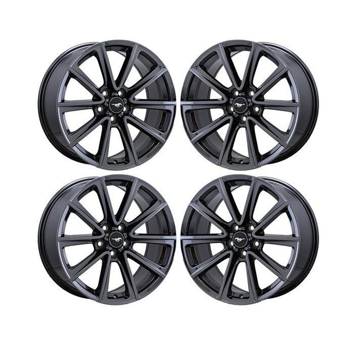 Ford Mustang Wheel Rim PVD Black Chrome 10031 Stock Factory OEM Replacement