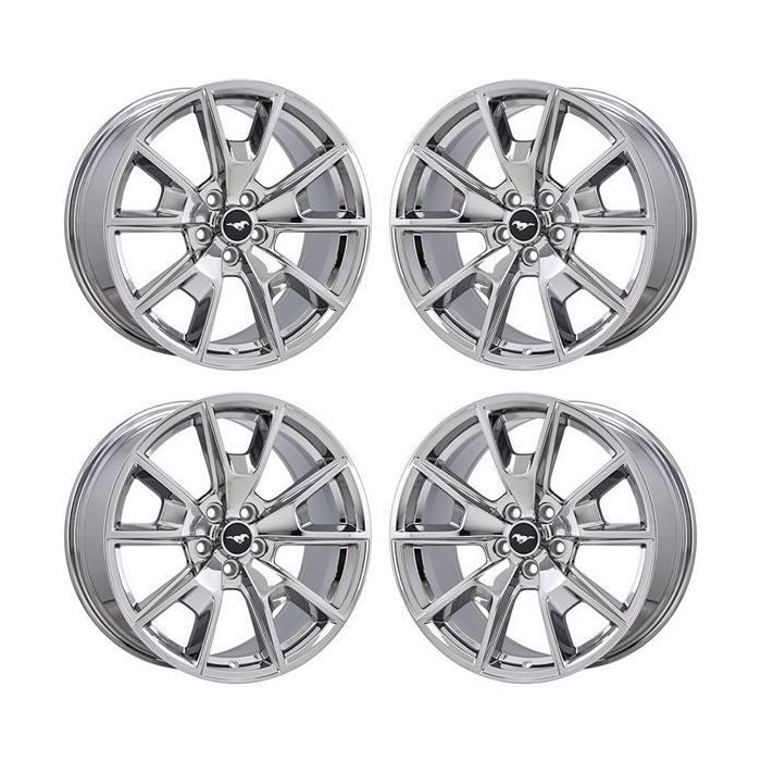 Ford Mustang Wheel Rim PVD Bright Chrome 10033 Stock Factory OEM Replacement