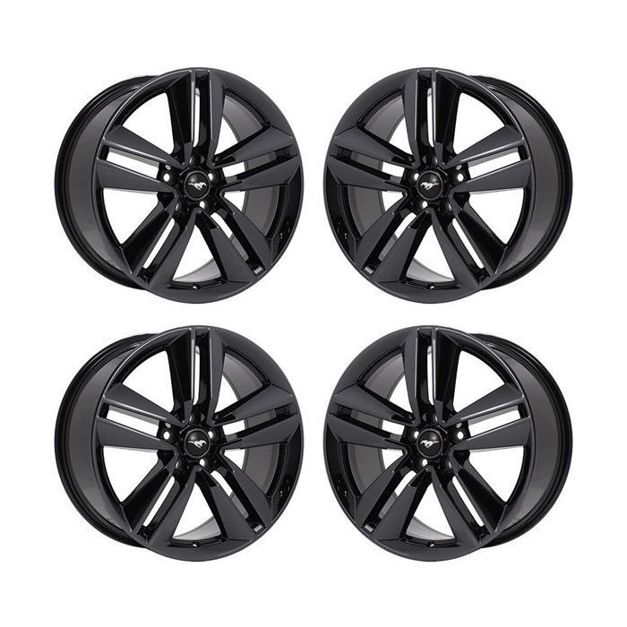 Ford Mustang Wheel Rim PVD Black Chrome 10034 Stock Factory OEM Replacement