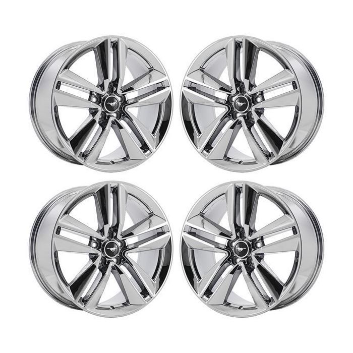 Ford Mustang Wheel Rim PVD Bright Chrome 10034 Stock Factory OEM Replacement