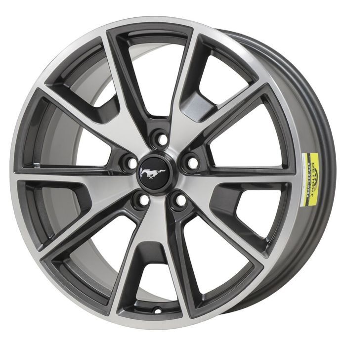Ford Mustang Wheel Rim Machined Grey 10035 (F) Stock Factory OEM Replacement