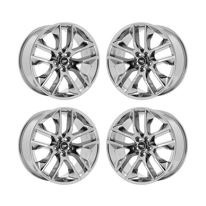 Ford Mustang Wheel Rim PVD Bright Chrome 10039 Stock Factory OEM Replacement
