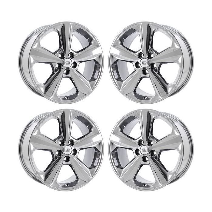 Ford Edge Wheel Rim PVD Bright Chrome 10042 Stock Factory OEM Replacement