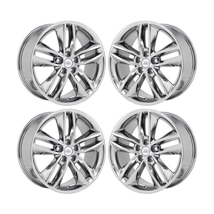 Ford Edge Wheel Rim PVD Bright Chrome 10043 Stock Factory OEM Replacement