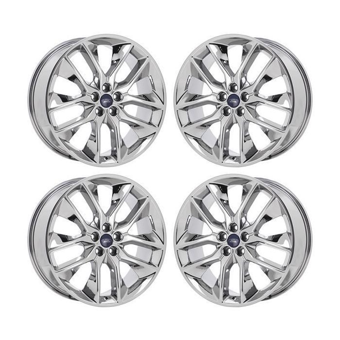 Ford Edge Wheel Rim PVD Bright Chrome 10046 Stock Factory OEM Replacement