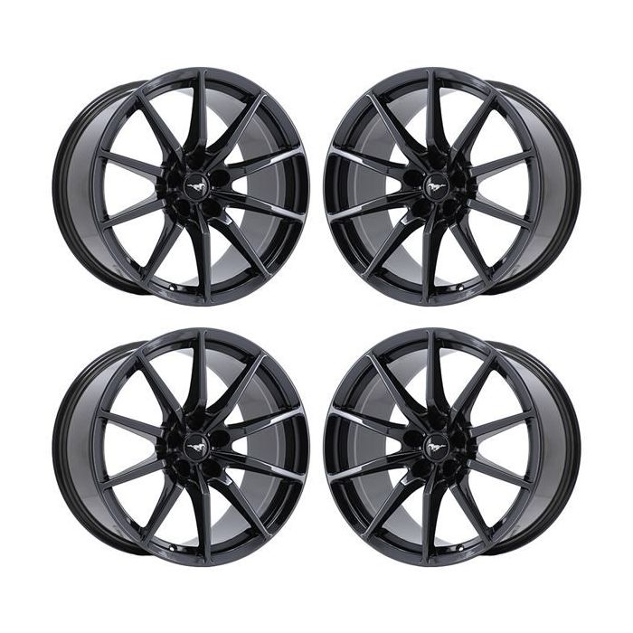 Ford Mustang Wheel Rim PVD Black Chrome 10053 (F) Stock Factory OEM Replacement