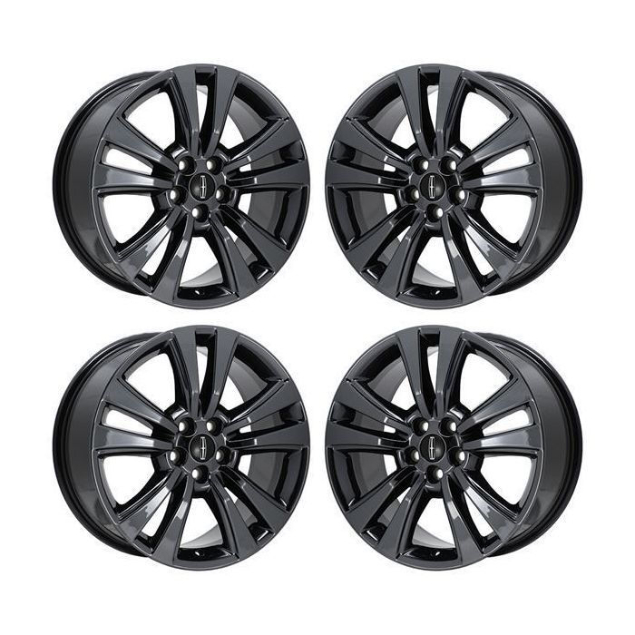 Lincoln MKX Wheel Rim PVD Black Chrome 10071 Stock Factory OEM Replacement