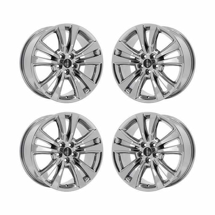 Lincoln MKX Wheel Rim PVD Bright Chrome 10071 Stock Factory OEM Replacement